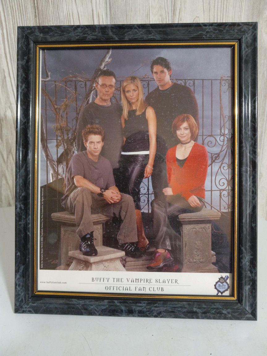 Buffy Official Fan Club   Framed Picture 