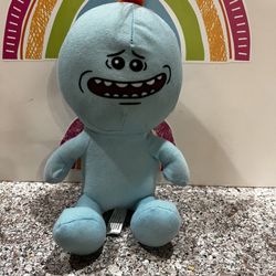 MR MEESEEKS 7 INCH PLUSH  FROM RICK AND MORTY
