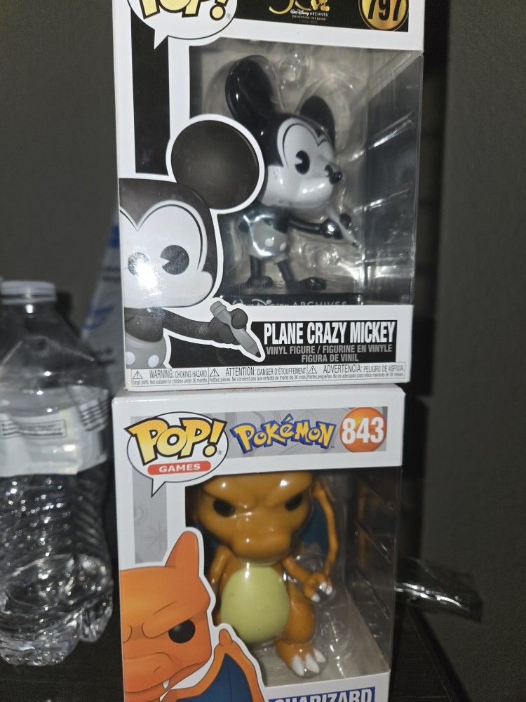 Charizard, crazy mickey funko