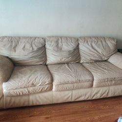 Leather Sofa 