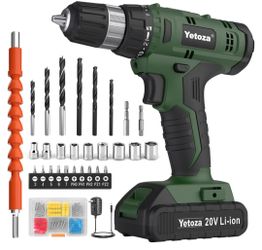 Yetoza Cordless Drill Tool Kit