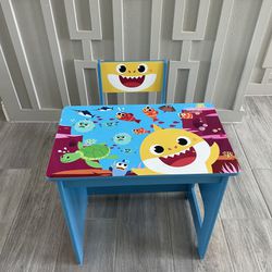 Delta Baby Shark Wood Art Desk And Chair Set 