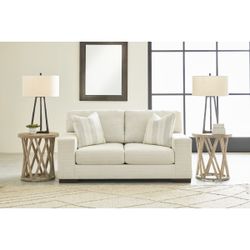 Loveseat Sofa Couch Beige 