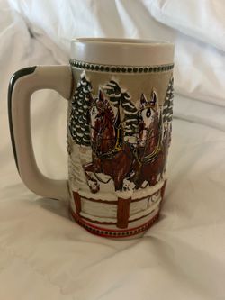 Budweiser stein for Christmas