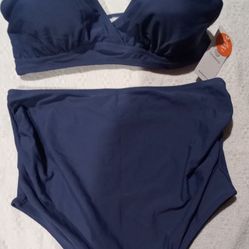 Navy Blue Swim Suit
