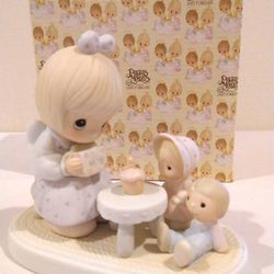 Retired 1984 Precious Moments "May Your Birthday Be A Blessing"