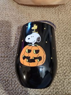 Brand New Halloween Snoopy 12 Oz Stainless Steel Mug