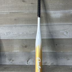 Rawlings Ombre Softball Bat 30" 19Oz 2 1/4" Diam FP2011 Gold White Fastpitch
