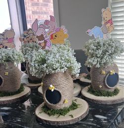 Winnie the Pooh center pieces and more