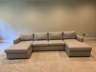 Crate and Barrel Large Sectional
