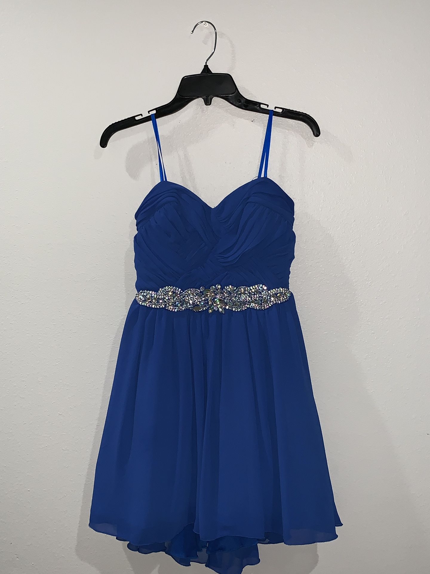 Faded Blue Elegant Dress