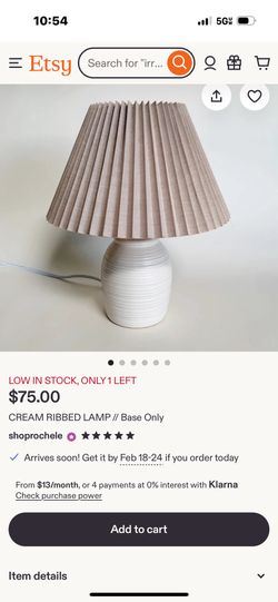 2 Small Lamps 