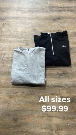 We quarter zips and hoodies