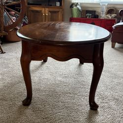 Vintage solid wood coffee table