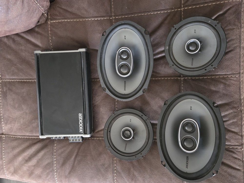 Kicker Amp And Speakers