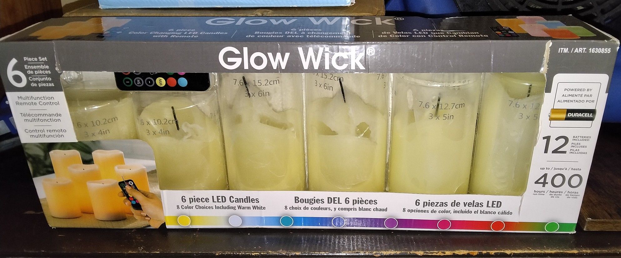 Candle W/ LED Lights $15