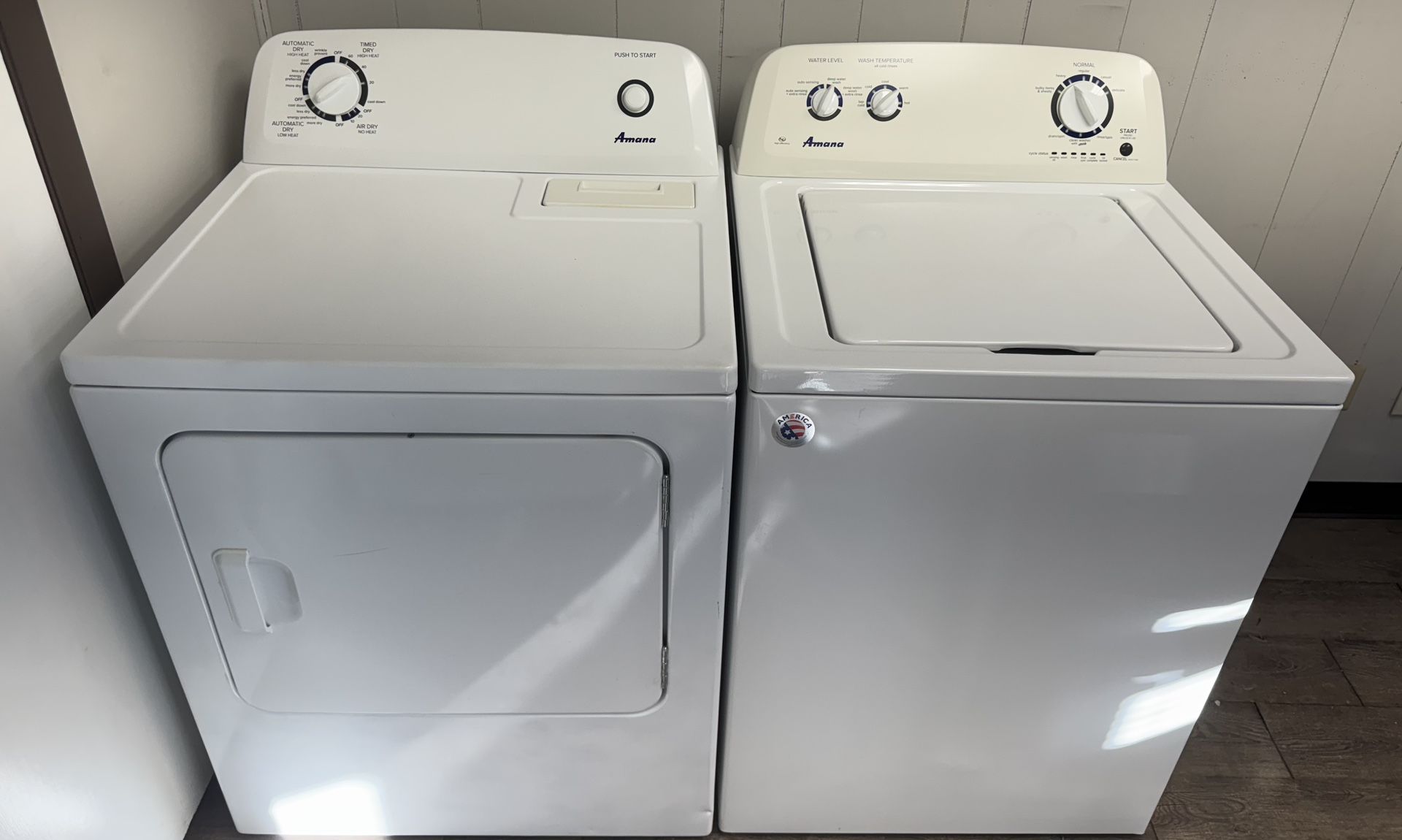 Amana HE XXL Capacity Top Load Washer/Electric Dryer (can deliver) 