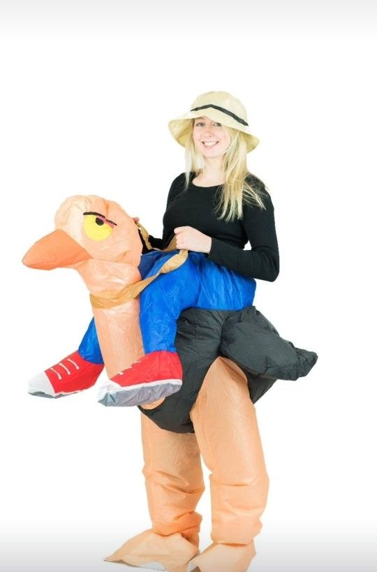 Ostrich Inflatable Costume 