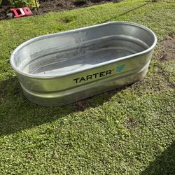 Tarter Galvanized Steel Raised Garden Bed Planter 4ft x 1ft