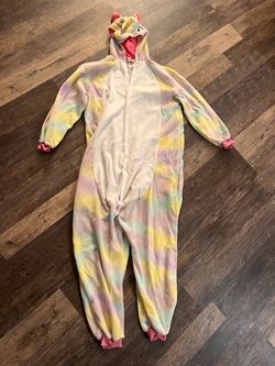 Unicorn Fleece One-Piece Pajama Onesie