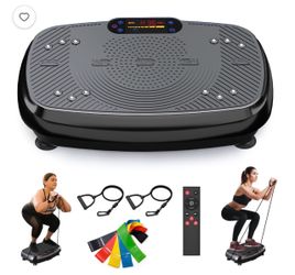 Vibration plate exercise machine