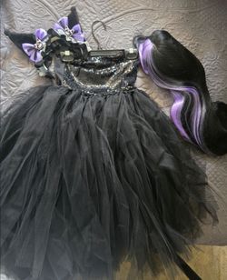 Kuromi Dress Girls Size 9/10Y