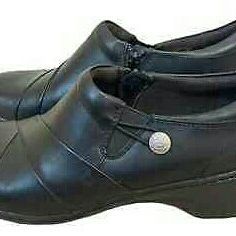 Clarks Channing Ann Leather Shoes 9.5