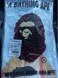 (White/Beige) Bape shirt