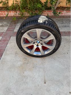 BMW rims and tires good condition