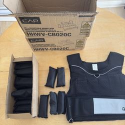 CAP 20 Lb Adjustable Weighted Vest - Strength Training Fitness Equipment