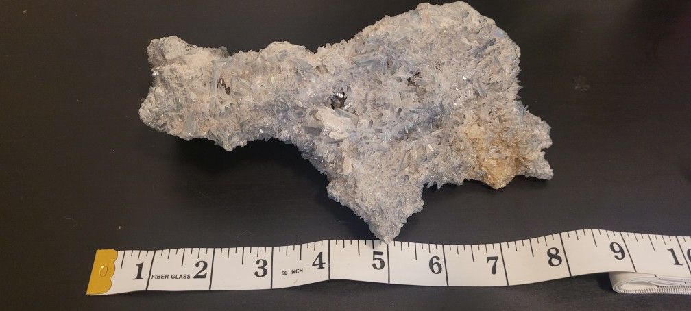 Raw Quartz Crystal Cluster W/ Titanium Aura