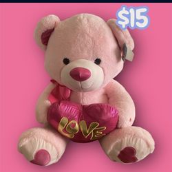 Valentine Pink Bear