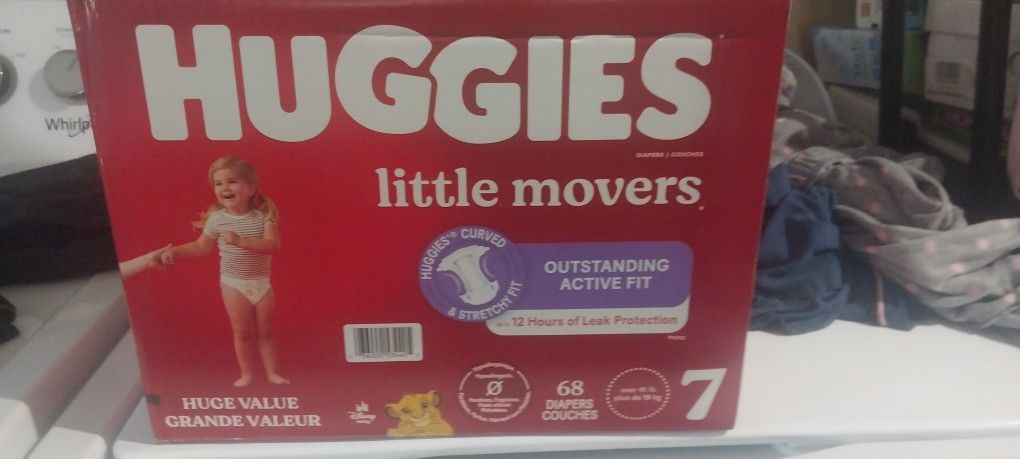HUGGIES SIZE 7 $37