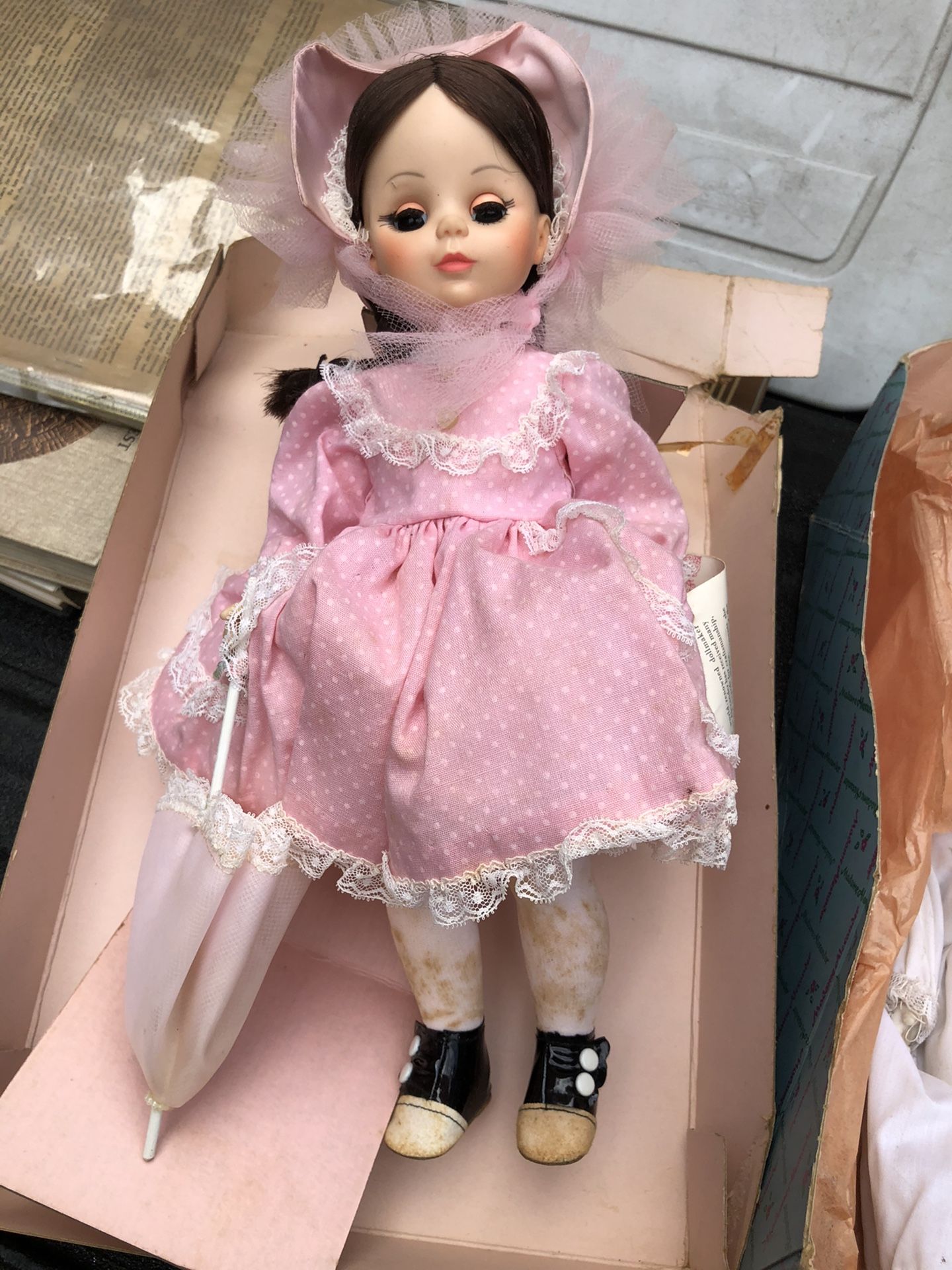 Vintage Madame Alexander Rebecca Doll, 14”