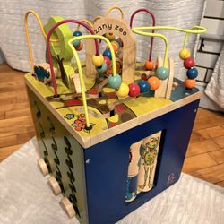 Wooden Activity Cube
