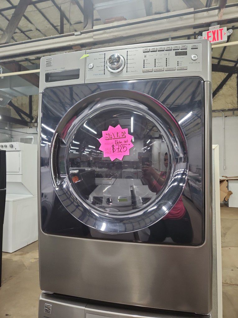 Kenmore Elite Electric Set Washer And Dryer Machines