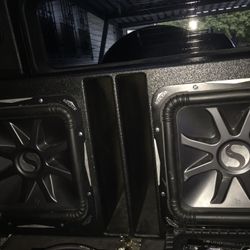 KICKER L7 15” SUBWOOFERS WITH THE BOX!