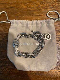 Michael Kors Silver Chain Link Bracelet