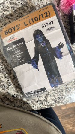 Blue Reaper boys costume