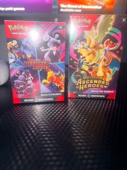 Destined rivals and ascended heroes booster bundles 135 for both