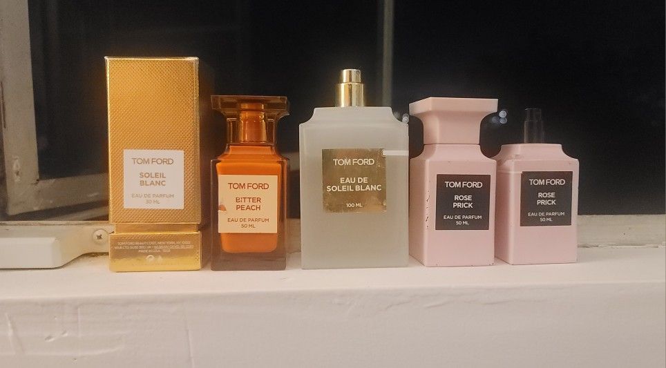 TOM FORD $85-$110 PER BOTTLE