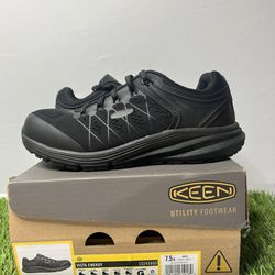 KEEN Utility Men's Vista Energy Carbon Toe Fiber Work Shoe 1024586D 7.5 D US BLK