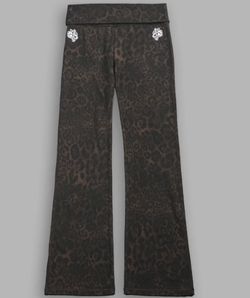 Darc Sport Dual Romy Foldover Pants in Darc Brown Leopard