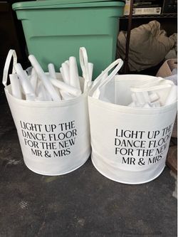 Foam Lighters with Mr and Mrs Bins