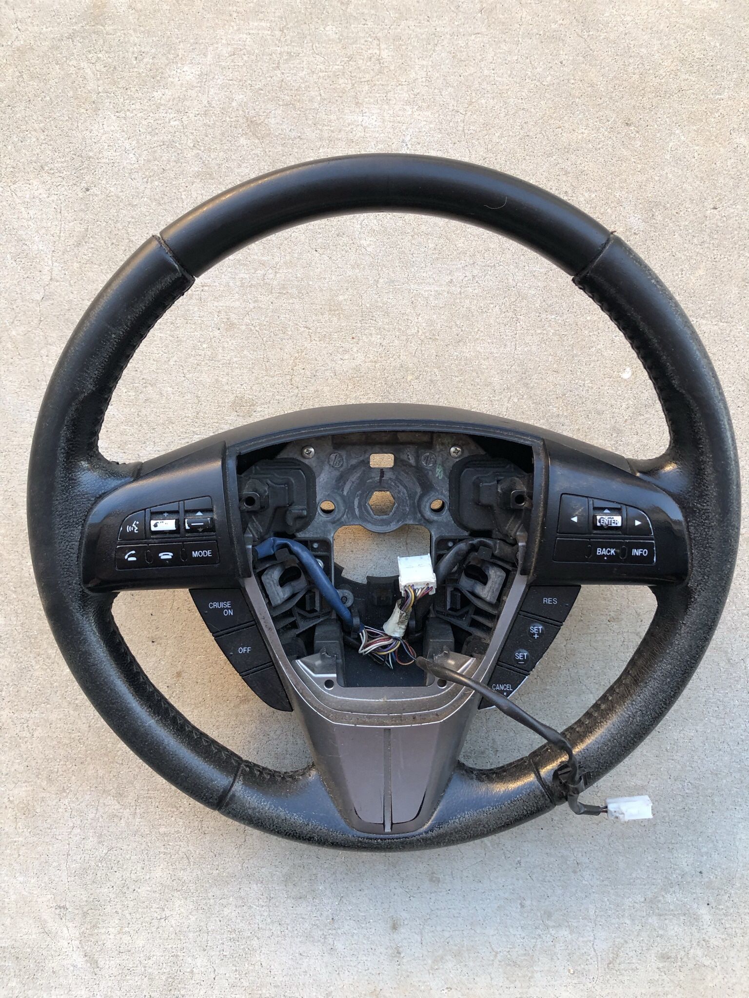 2012 Mazda 3i Bluetooth Steering wheel 