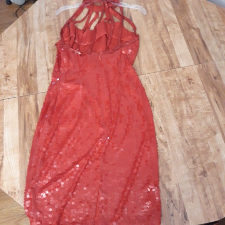 Sexy Red Sequin Dress (never Worn)