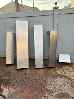 Stainless Steele shelves