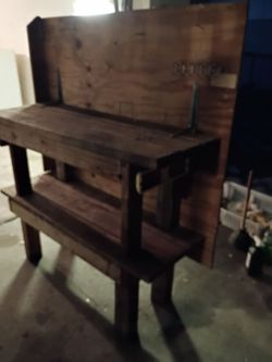 Workbench solid wood