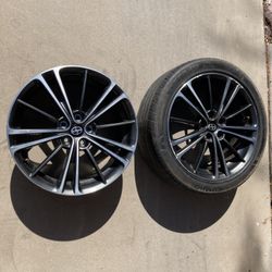 Pair Wheels Rims Frs Brz Corolla 17x7 5x100