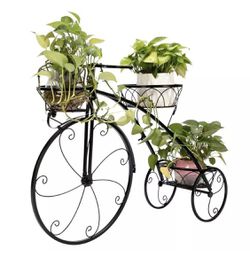 3 Tier Metal Shelf Flower Pot Plant Stand Rack Garden Indoor Outdoor Patio